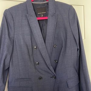 Banana Republic double breasted suit blazer